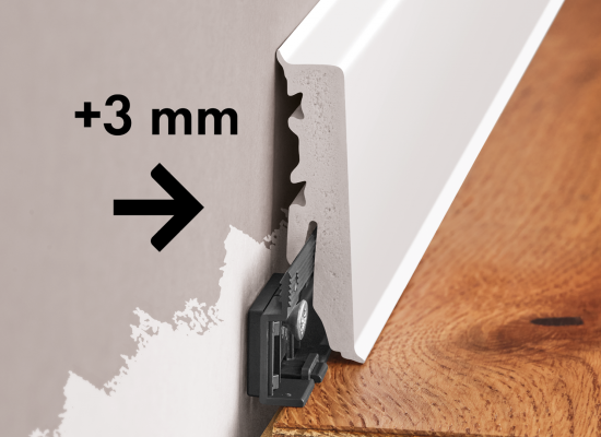 PVC Skirting Board MASTERLINE 60 White RAL 9003 kopia